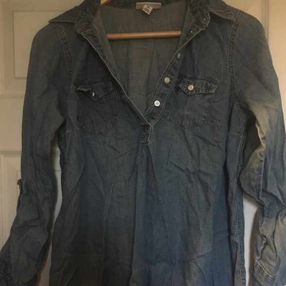 Liz Lange Tops - Liz Lange Maternity Jean Tunic
